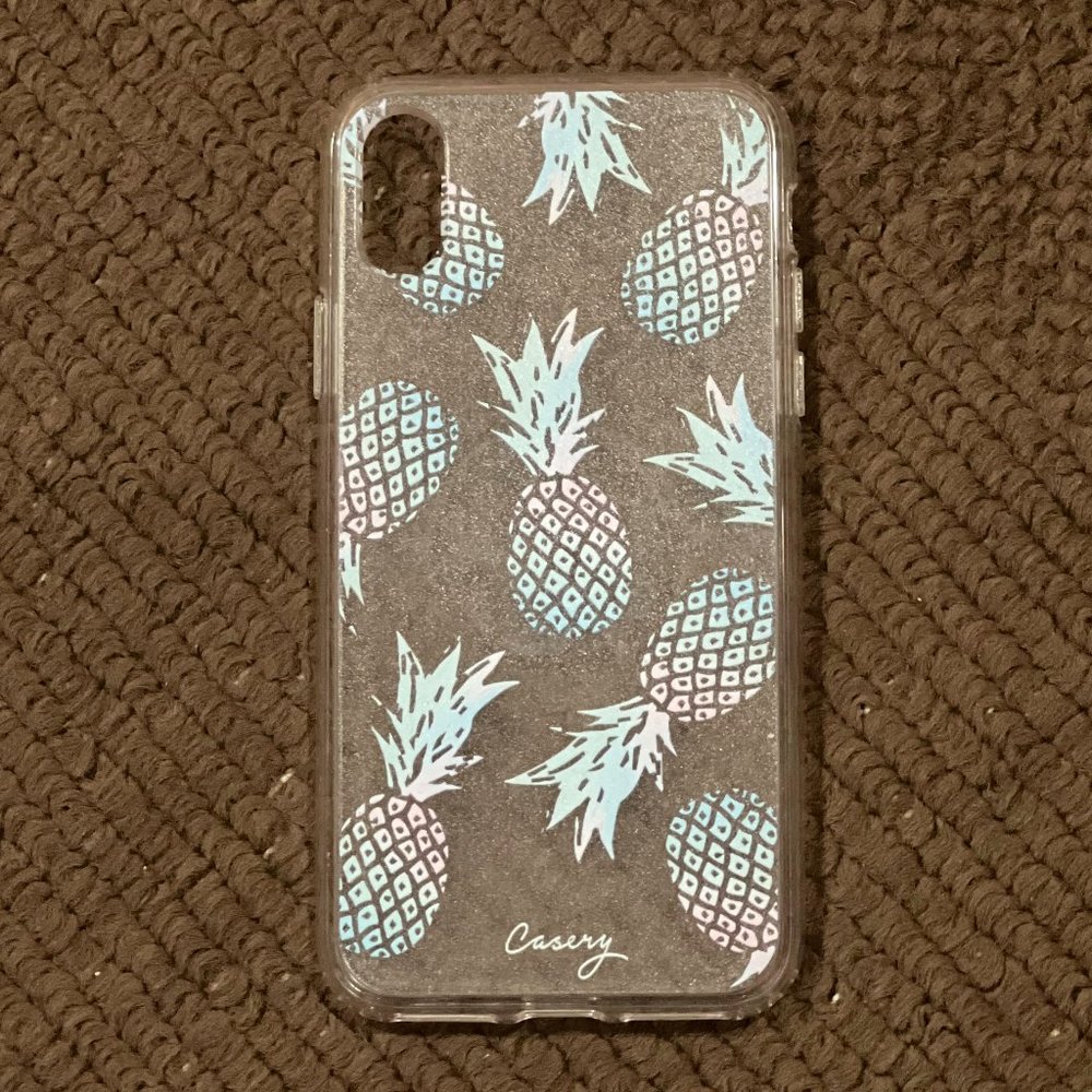 Like NEW Casery Protective Case iPhone X/XS Pineapple Breeze Clear